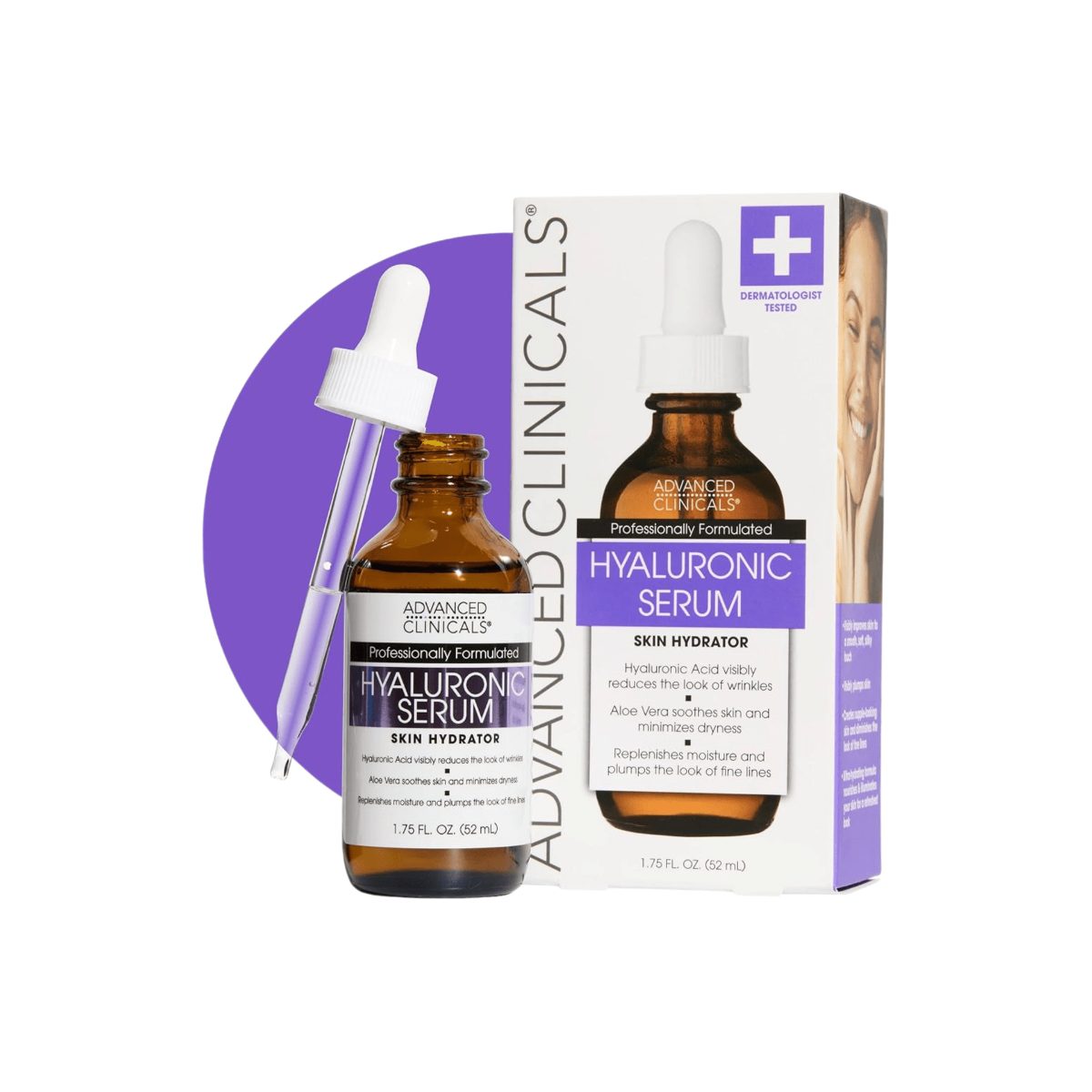 Advanced Clinicals Hylauronic Serum 1.75oz