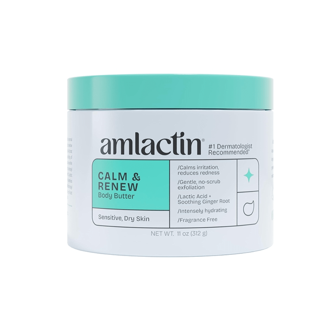 AmLactin Calm + Renew Body Butter for Sensitive Dry Skin – 312g