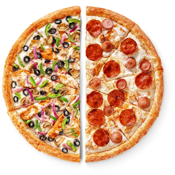 Half & Half Pizza (extra large)