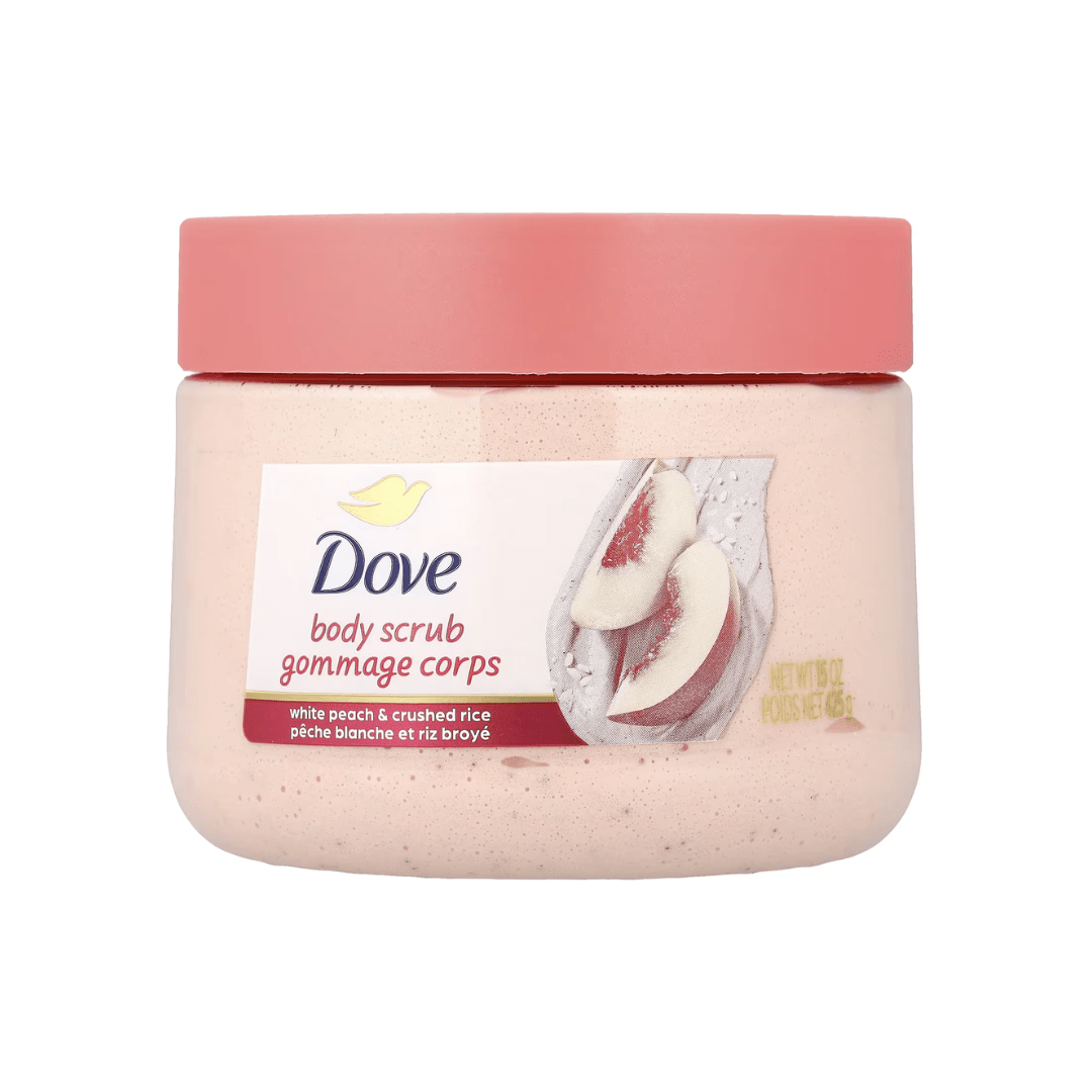 Dove Body Scrub White Peach & Crushed Rice – 425g