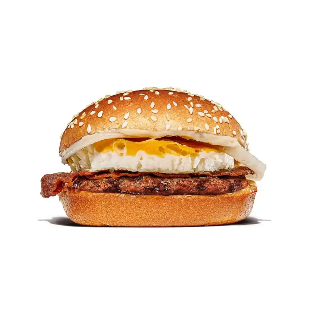 Egg & Beef Burger with Bacon - Chowdeck Xclusive