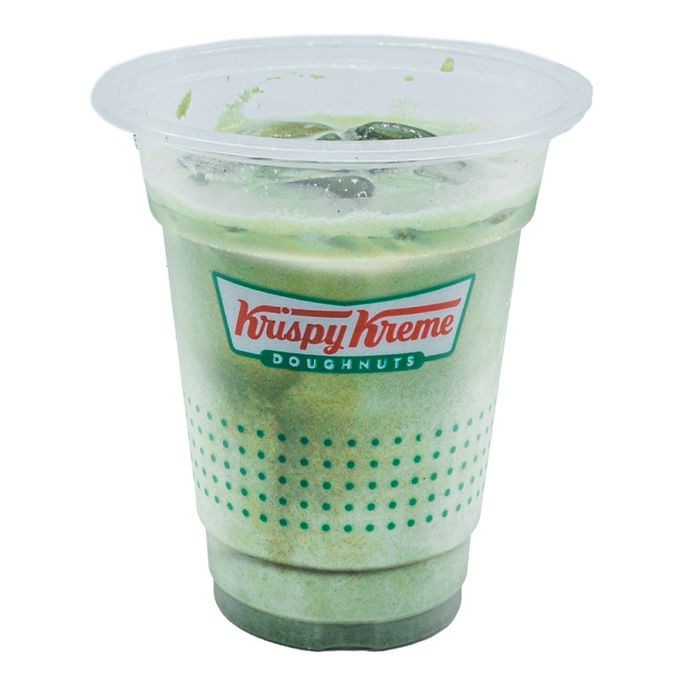 Iced matcha latte