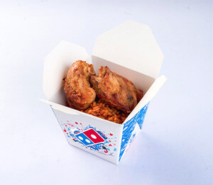 250G Rice With 2PCS Roast Chicken