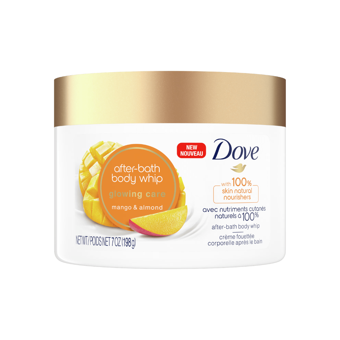 Dove After Bath Body Whip Glowing Care Mango & Almond – 198g