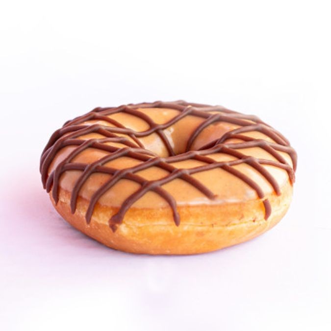 Choco-Nut Halo Doughnut