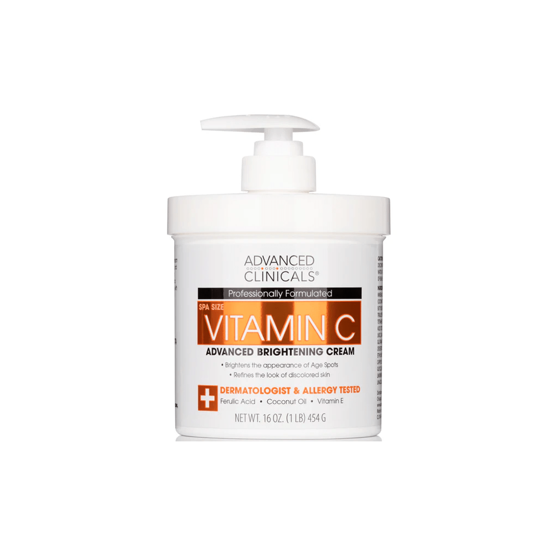 Advanced Clinicals Vitamin C Brightening Cream - 454g
