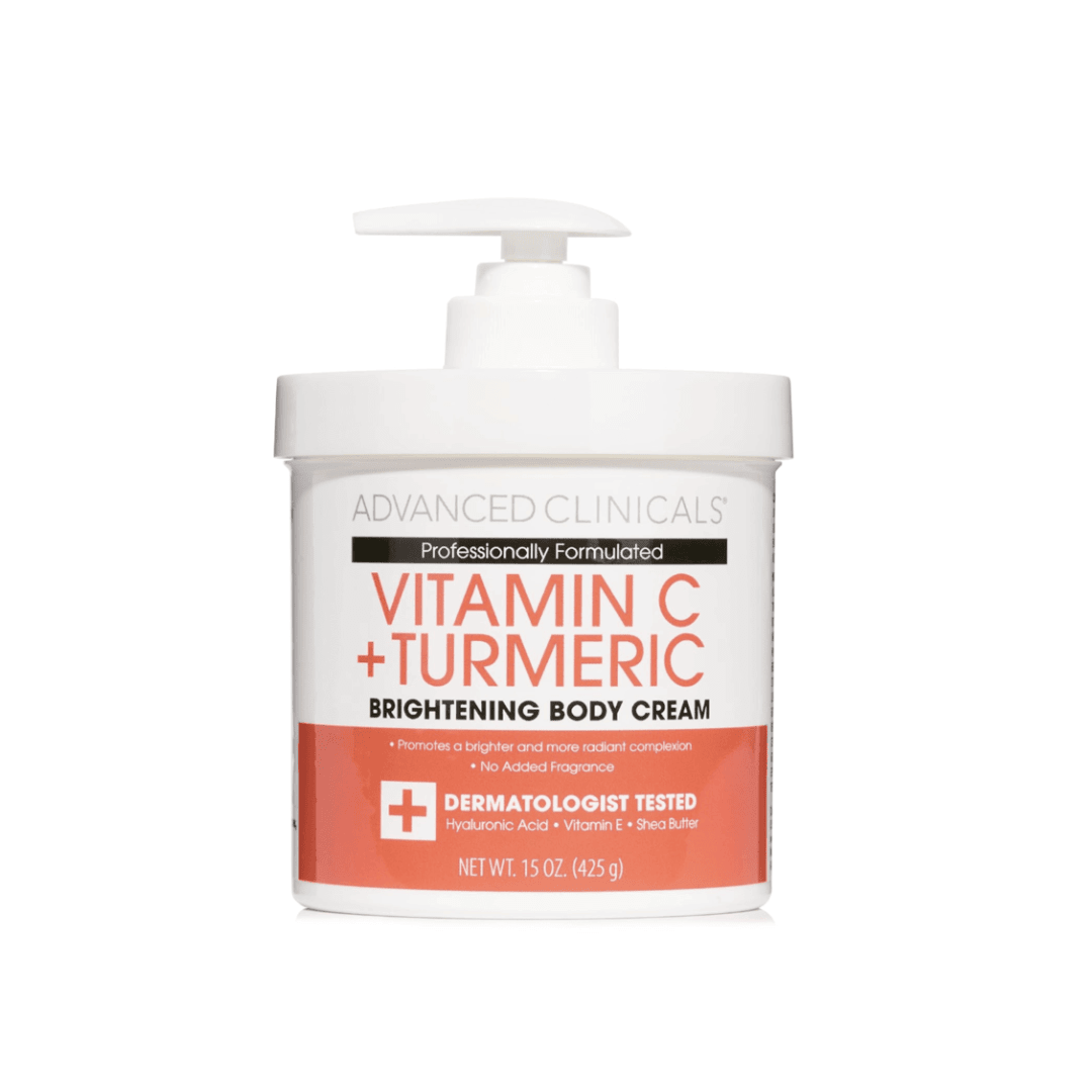 Advanced Clinicals Vitamin C + Turmeric Brightening Body Cream 425g