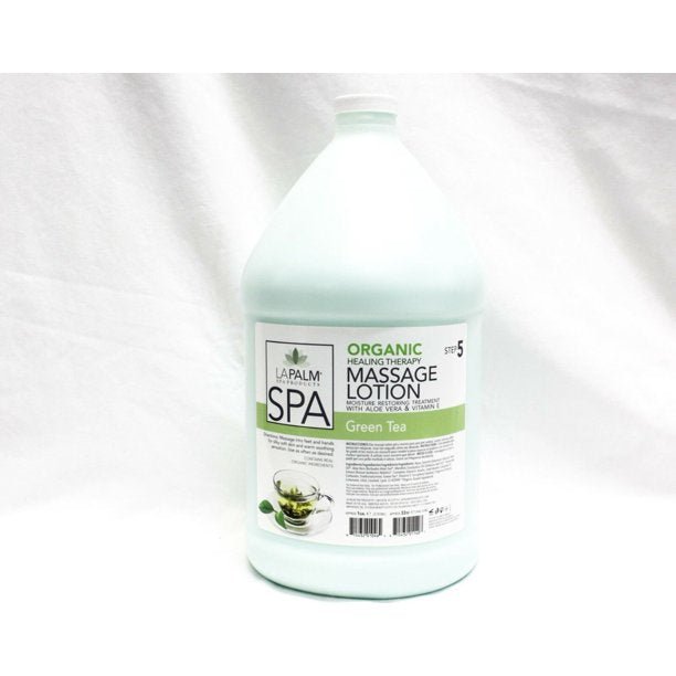 La palm Aromatheraphy Green Tea Massage Oil 1 Gallon