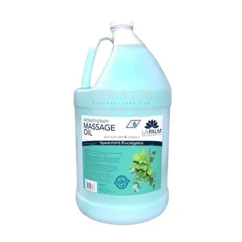 La Palm Aromatheraphy Spearmint Eucalyptus Massage Oil 1 Gallon