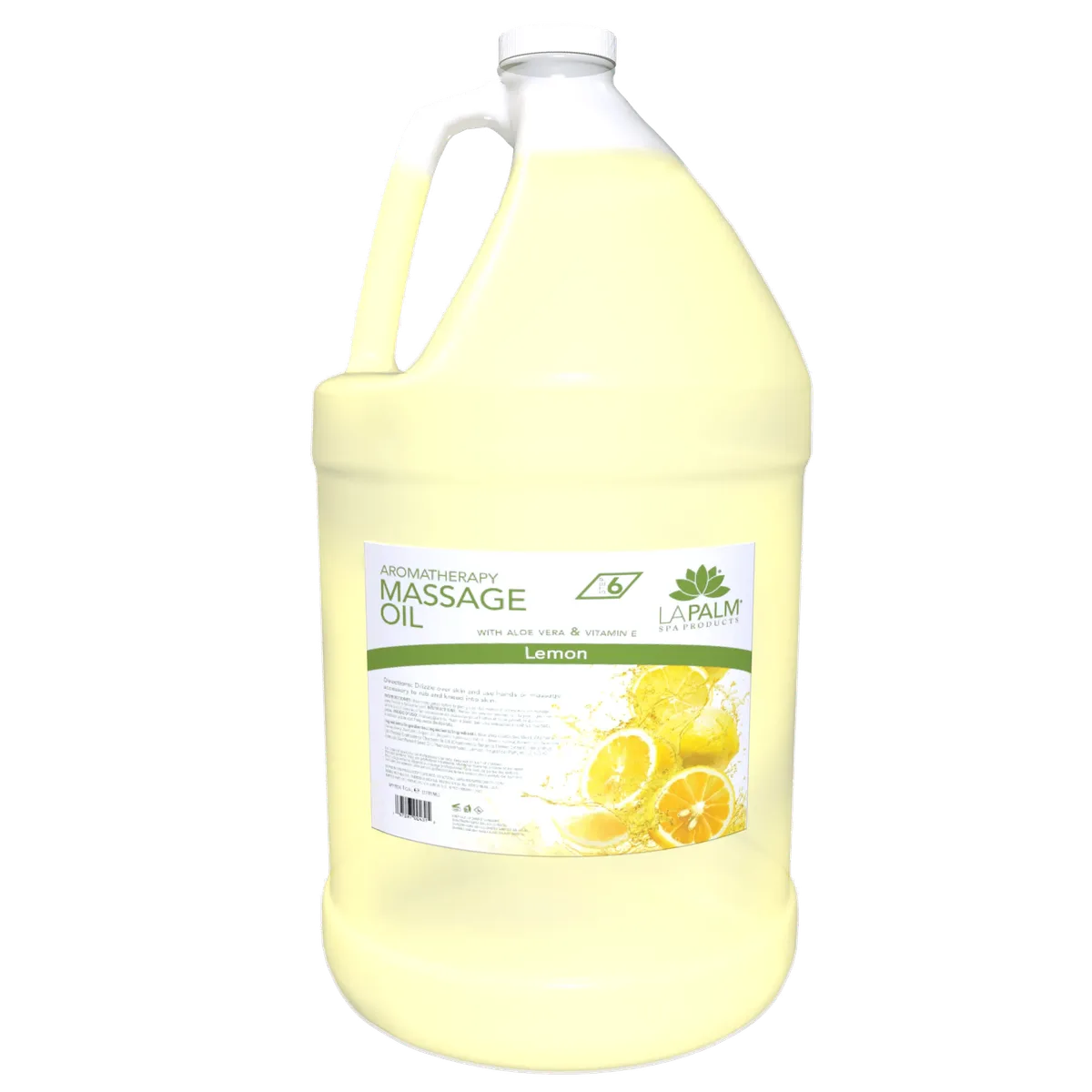 La palm Massage Oil Gallon (4gal per case) Lemon