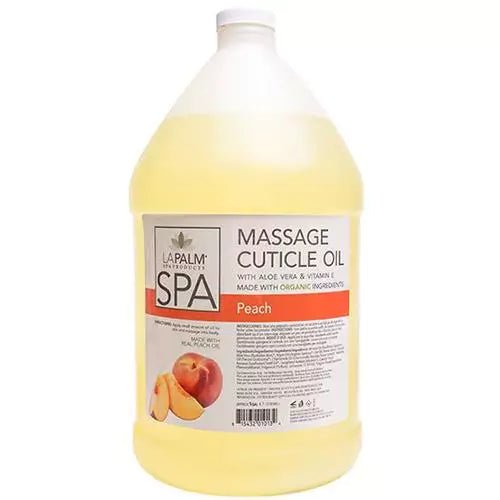 La palm cuticle oil peach 1 Gallon